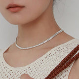 シルバーカテナネックレス / silver katena necklace (vermeil)