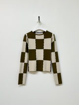 CHECK HOLE KNIT
